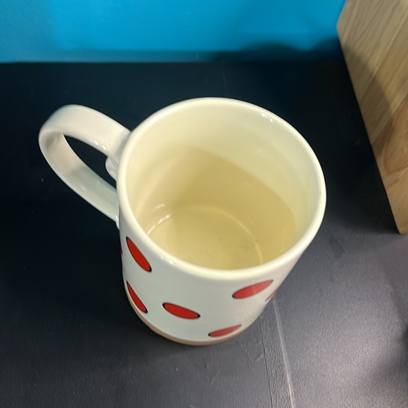 MSRF Design Studio Red Polka Dot Ceramic Mug - Picture 2 of 4